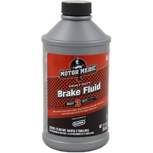 Gunk M4412 12 Oz Heavy Duty DOT 3 Brake Fluid