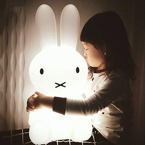 Lovely Bear Rabbit LED Night Light,Baby Sleeping Lamp Cartoon Decorative Table Lamp Christmas Gift for Kids Baby Girl Boy (Rabbit)