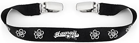 Hat Leash Hat Clip - Don't Lose Your Hat - Great For Sailing, Boating, Anything Outdoors! "Made in America" - Hawaii