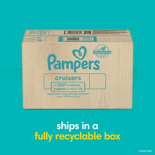 Diapers Size 7, 88 Count Pampers Cruisers Disposable Baby Diapers