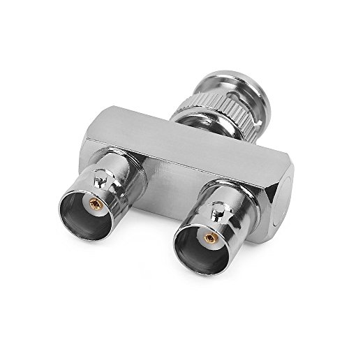 Phonetone 3-way Y triple one BNC male to two BNC female Jack Plug RF adapter Coaxial Cable connector converter for Mobile signal booster repeater Antennas