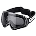 ENKEEO Motorcycle Goggles ATV Dirt Bike Off Road Racing MX Goggles Dust Proof Bendable Eyewear for Cycling Motocross Skiing