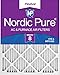 Nordic Pure 15x20x1 (14 1/2 x 19 1/2 x 3/4) Pleated MERV 8 Air Filters 6 Pack