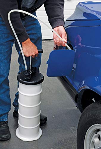 Fairmount Manual 6.5L Oil Extractor Pump Vacuum Fluid Evacuator Motor Engine Oil & Brake Fluid & Clutch Fluid & Power Steering Fluid Changer