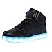 CIOR Kids Boy and Girl's High Top LED Sneakers Light Up Flashing Shoes(Toddler/Little Kid/Big Kid),105,01,41