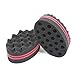 Big Holes Barber Hair Brush Sponge Dreads Locking Twist Afro Curl Coil Wave Hair Care Tool(4 Packs)