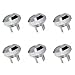 Parts Train 76-86 Jeep CJ5 Series Dash SUV, CJ Knob Kit, incl. 6 knobs, Aluminum (1976 76 1977 77 1978 78 1979 79 1980 80 1981 81 1982 82 1983 83 1984 84 1985 85 1986 86) J400704 5459189ALK