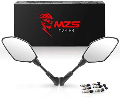 MZS Motorcycle Mirrors Rear View Side