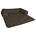 E-Living Store Pet Furniture Protector Non-Slip Water-Resistant Cover for Dogs and Cats with 3-Sided Bolster Soft Fabric – Large, Chocolatethumb 1