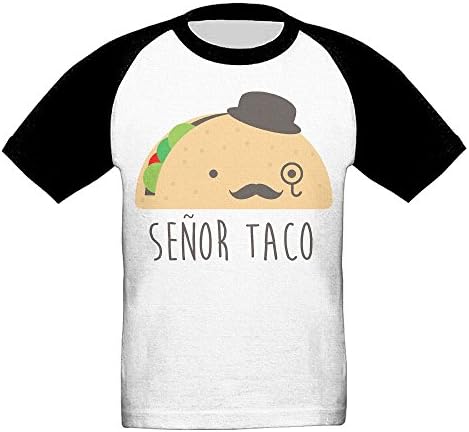 xulishuang Senor Taco Unisex Short Sleeve Toddler Infant Kids Casual T-Shirt