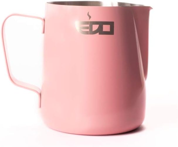 EDO Barista Baby Pink Milk Steaming Jug/Pitcher | 12oz / 350ml