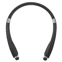 Sentry Industries Inc. Sentry Premium Pro Series Folding Retractable Wireless Stereo Neck Headset (Black),