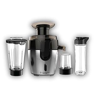 DUVERRA Juicer, Blender and Mixer Grinder, Centrifugal Juicer, 500W, 3 Jars