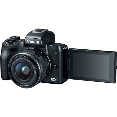 Canon EOS M50 Mirrorless Digital Camera (Black) Premium Accessory