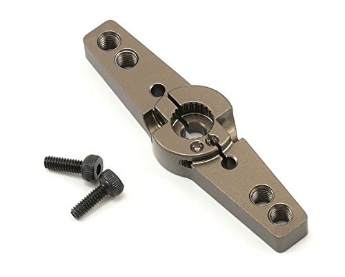 Racers Edge 10389BK Pro Aluminum Double Sided Junior Servo Horn, Black