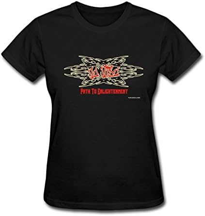 Tuf Chick Women's Jiu Jitsu Path To Enlightenment Graffiti T-shirt M Black