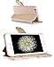 iPhone 6s Plus Case, FLYEE Handcraft Luxury Bling Rhinestone Wallet Case Ultrathin Magnetic Kickstand Crystal Leather Cover for Apple iPhone 6s Plus/iPhone 6 Plus 5.5 Inch Magic Rose gold