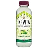 KEVITA Mojita Lime Mint Coconut Sparkling Probiotic, 15.2 Ounce (Pack of 6)