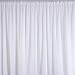 BalsaCircle 20 ft x 10 ft White Chiffon Fabric Backdrop Drapes Curtain - Wedding Decorations Photo Booth Reception Photography Party Supplies