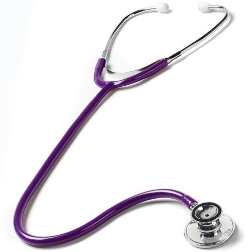 Prestige Medical Ultra-Sensitive Dual Head Stethoscope, Purple, 4.6 Ounce