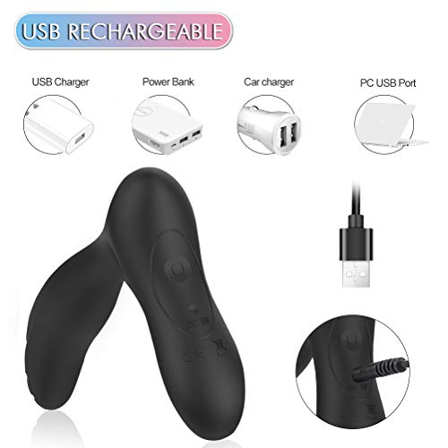 5 Vibrating+PALOQUETH+Waterproof+Stimulator+Rechargeable