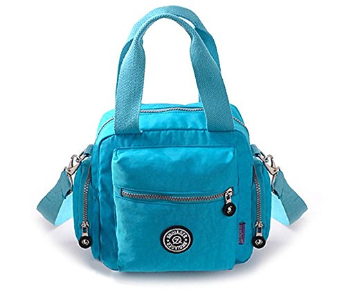 Fansela(TM) Women's Travel Waterproof Nylon Tote Single Shoulder Crossbody Handbag