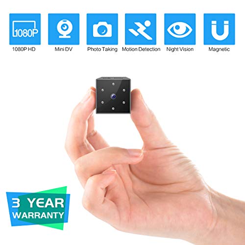 Mini Spy Camera, FayTun 1080P Full HD Hidden Camera, Mini Nanny Camera with Night Vision and Motion Detection for Home/Car/Office/Pet and Outdoor Sports - Thumbnail 7