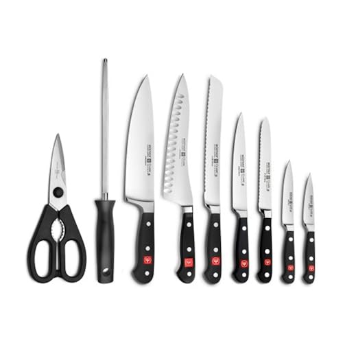 Wusthof Classic 16-piece Cherry Knife Block Set Home & Kitchen, Kitchen & Dining, Cutlery & Knife Accessories, Knife Sets, Knife Block Sets