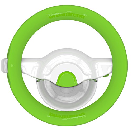 Urban Trend Orbit Rolling Herb Cutter and Mincer - Palm-Held or Two-Hand Leverage Held to Cut Through Rosemary, Chives, Basil and Other Fresh Herbs with Ease - Folds Flat for Compact Storage