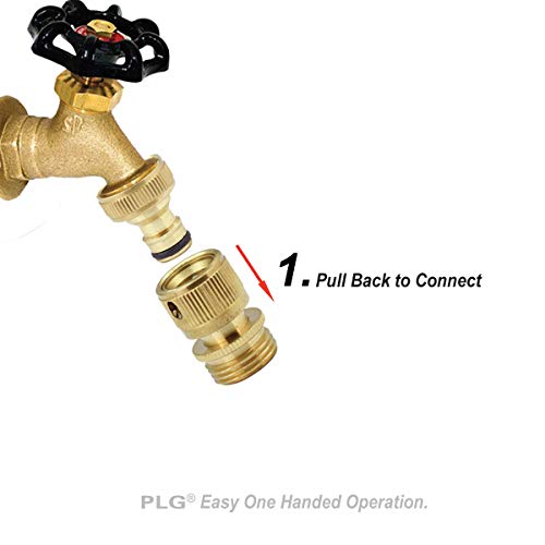 PLG Pressure Washer Adapter Set,M22-15 3/8"+3/4" Garden Hose Quick Connector,8 PCs