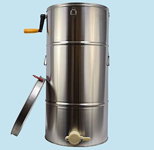 Stainless Steel Bee Honey Extractor Two 2 Frame Honeycomb Drum