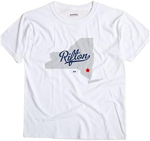Rifton New York NY MAP GreatCitees Unisex Souvenir T Shirt