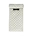 Lucky Leaf Sunglasses Goggles Pouch Case Women Eyeglass Holder with Cleaning Cloth (Black Square+White Square)