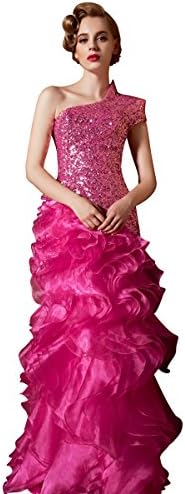 Coniefox Women's Sparkly Ball Gown for Prom Formal Gown Dresses 30862