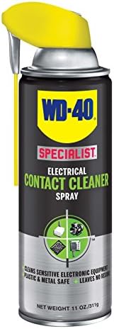 WD-40 Specialist Electrical Contact Cleaner Spray - Electronic & Electrical Equipment Cleaner. 11 oz. (Pack of 1) - 300554-E
