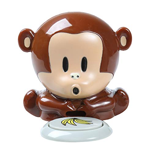WHAT ON EARTH Monkey Nail Dryer - Push-Button Operated Air Drying Blower Fan Nail Polish Dryer