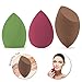 Makeup Sponge Blender - 3 Pack Beauty Sponges Latex Free Q SOFT Makeup Foundation Blending Smooth Flawless Make Up Sponge for Base Liquid, Concealer, BB Cream, Powder, Eyeshadow and Blush (3 Pack)