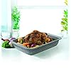 Salter-BW02774G-Marble-Collection-Carbon-Steel-Pan-Ideal-for-Sunday-Roasts-36cm-Grey-Set-of-1 Salter BW02774G Roasting Tin, Non-Stick Roaster, Carbon Steel Roast Oven Pan, Deep Baking Pan For Chicken, Traybakes…