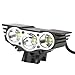 Gugou 6000 Lumen 3x Cree XML U2 LED 6400mah Battery Cycling Bicycle Bike Light Lamp Headlight Headlamp, Such As Camping, Traveling, Hiking,flshing