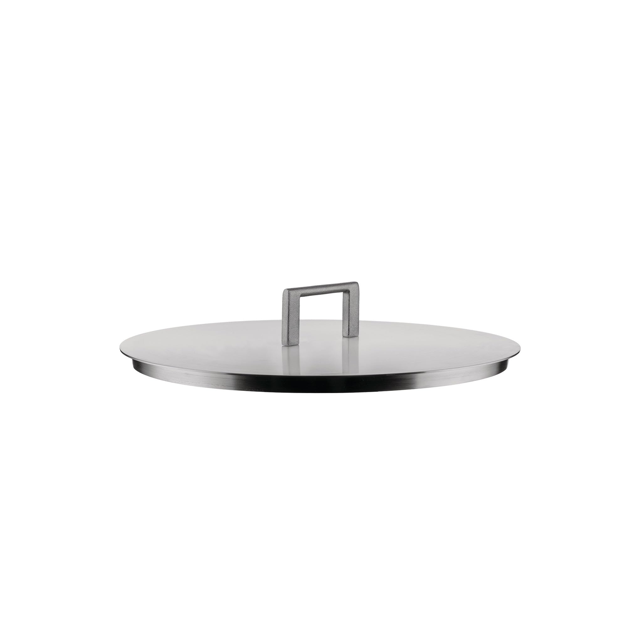 Alessi Convivio DC200/24 - Design Lid, 18/10 Stainless Steel, with Steel Knob and PVD Coating, 24 cm, Mat