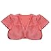 Acecharming Girls' Bolero Shrug, Girls Satin Short Sleeve Party Dress's Cover Shoulder for Age 2-12 Years