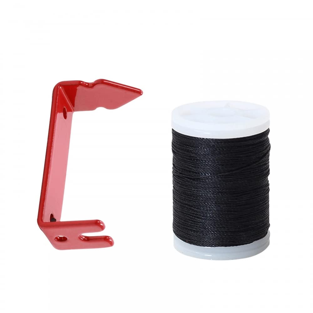 DONGKER Peep Sight Installer, Archery Bow String Separator Tool Archery Bowstring Separator with String Serving Material for Outdoor Hunting Shooting