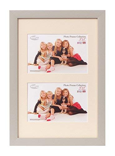 Inov8 Framing Inov8 British Made Traditional Picture/Photo Frame, Soft Grey, 12x8 single frame — image 1