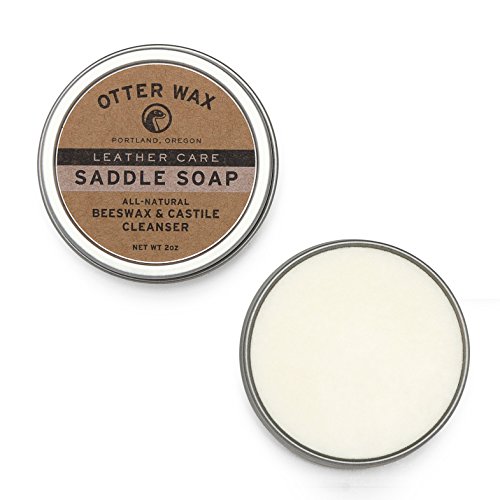 Otter Wax Saddle Soap | 2oz | All-Natural Leather Cleaner | Made in USA