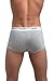 Italian Designed Trunks 2 Pack KRONIS Mens Underwear Premium 180gsm Cotton, Small, Black + Marble Grey