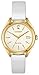 Citizen Women's Drive Stainless Steel Japanese-Quartz Watch with Leather Calfskin Strap, White, 14 (Model: FE6142-08A)