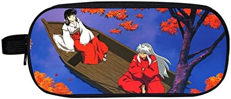 Anime Inuyasha Pencil Case Multi-layer Pen Bag/Pencil Case Zero Wallet Pencil Coin Bag (G)
