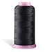 SEIKEA Strong Thick Polyester Embroidery Thread Bonded Nylon Heavy Duty, Weave Hair, Sewing Wig, Leather Canvas Hard Craft 420D/3