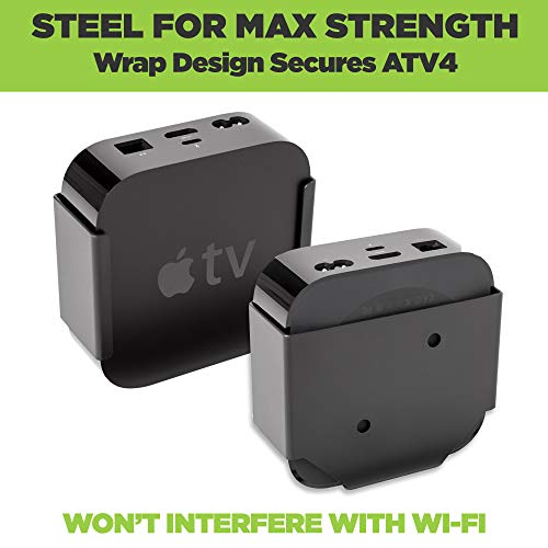 HIDEit ATV4 Apple TV Mount - Wall Mount for 4th Generation Apple TV - HIDEit Behind The TV - Family-Owned in Nevada and Trusted Worldwide Since 2009 - Search afterHIDEit on Social - Thumbnail 4