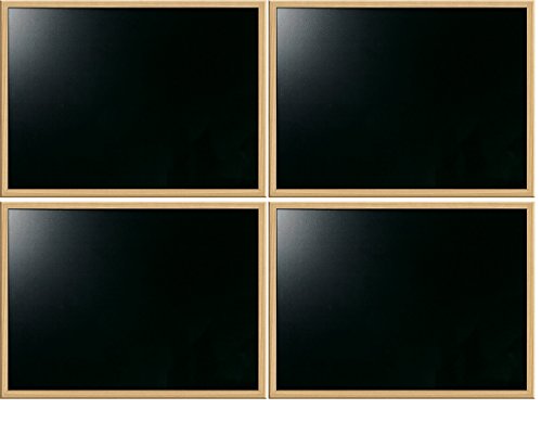Board Dudes 17" x 23" Chalk Board with Oak Style Frame (CXM80) (Pack of 4) - Thumbnail 4